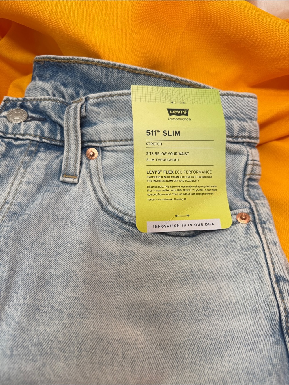 Levi's 511 Slim Men's Jeans in Light Wash Blue